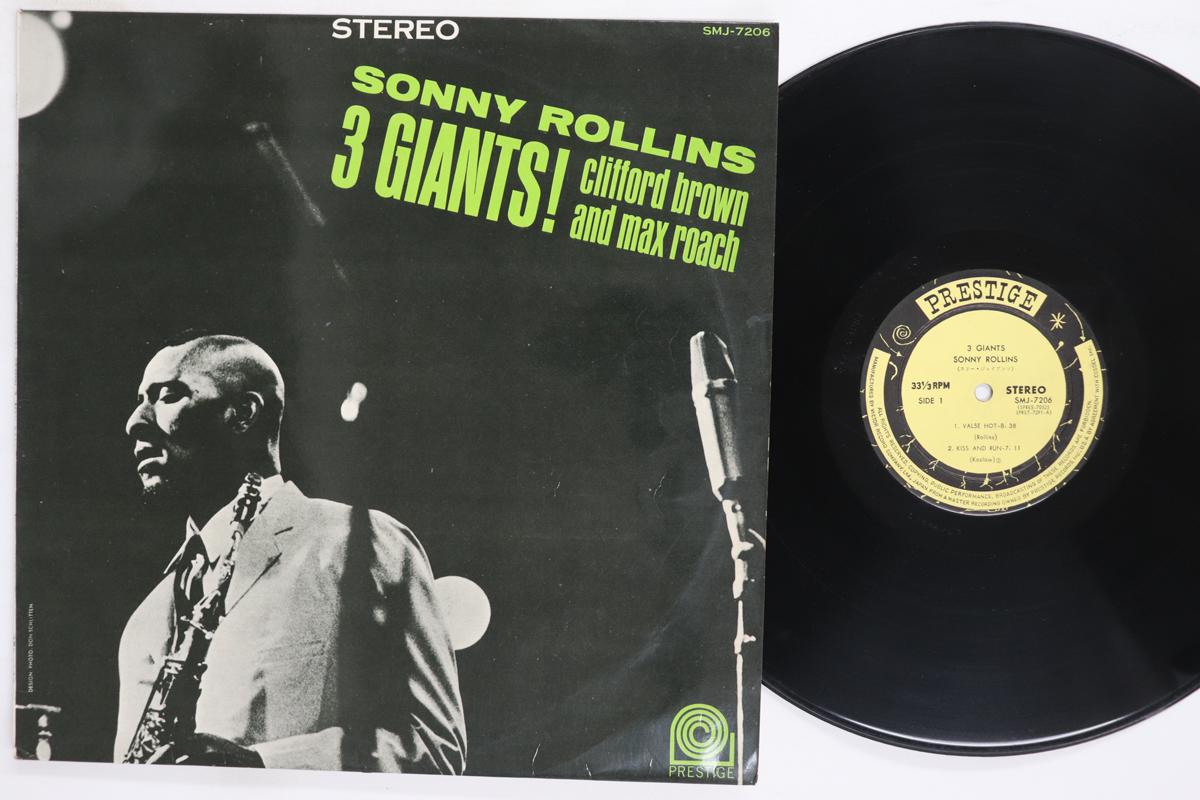 

LP Record SONNY ROLLINS 3 Giants SMJ7206 PRESTIGE Japan Jazz Used
