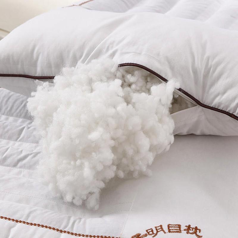 Orthopedic Cervical Support Pillow With Buckwheat Cassia Seed Lavender Filling Cotton Cover Firm Shape Retention Adults