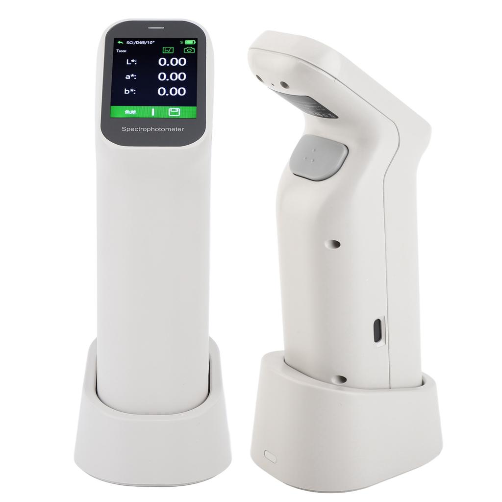 Touch Screen Colorimeter 6mm Color Difference Tester Portable Color Analyzer Meter Built in Battery
