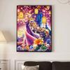 5D Diy Diamond Painting The Princess's Backward Glance Full Drill Rhinestones Mosaic Embroidery Handmade Products Home Decor Gift