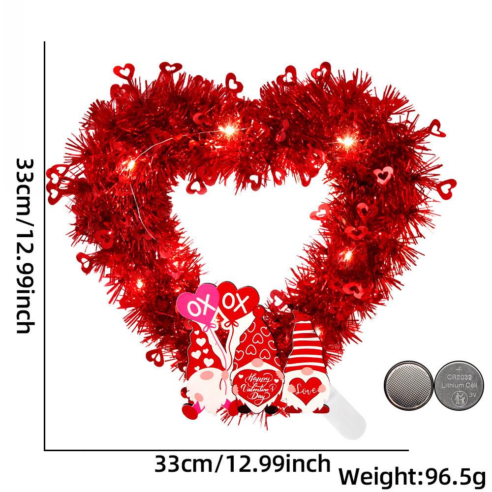 Adorable Led Love Heart Garland For Memorable Valentines Day And Wedding Events