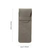 Vintage Frosted PU Leather Flap Pen Case High-end Fountain Pen Protective Sleeve Large Capacity Double Set of Pen Case
