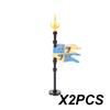 Middle Ages Empire Flag Pole Building Blocks Military Castle Lion Teutonic Knight Soldier Figures Roman Warrior Sheild Brick Toy
