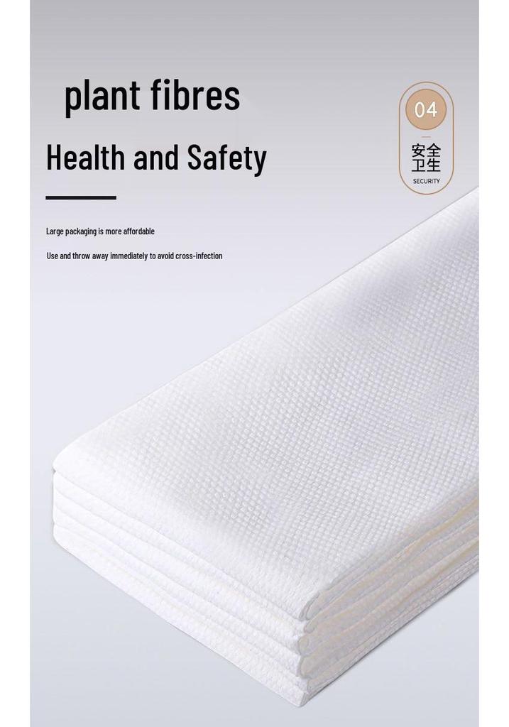Extra Thick Disposable Adult Bath Towel - Super Absorbent, Individually Packed Cotton for Travel & Hotel Use