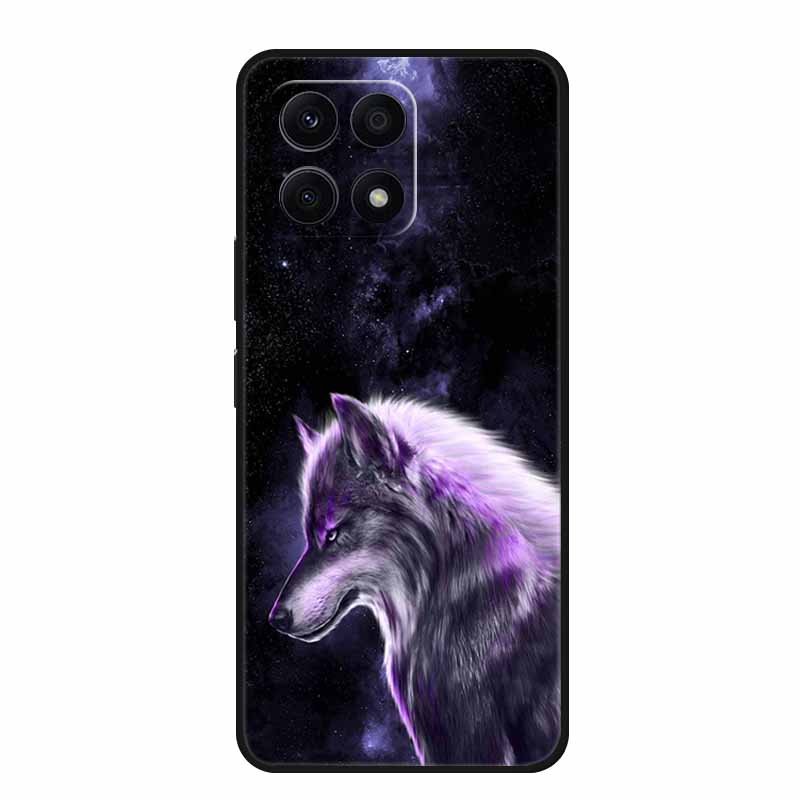 For Honor X6B Case Soft Printed Lion Wolf TPU Silicone Cover for Huawei Honor X6b Case JDY-LX1 Protection HonorX6b Girl Covers