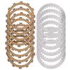 AHL 15pcs Motorcycle Clutch Plate Clutch Friction Plate Kit 22U-16321-00-00 Application: Yamaha XV1000 Virago