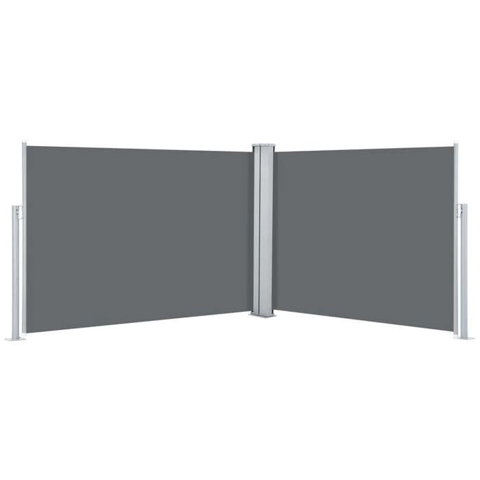 VidaXL Auvent latéral rétractable Anthracite 120 x 1000 cm