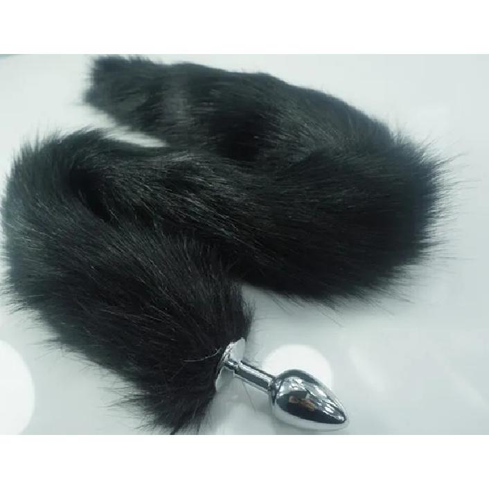 8 Color for Choose 78cm Length Long Fox Tail Dia 27mm Anal Plug Metal Butt Plug Role Play Flirting Fetish Hot Dog Tail Sex Toy