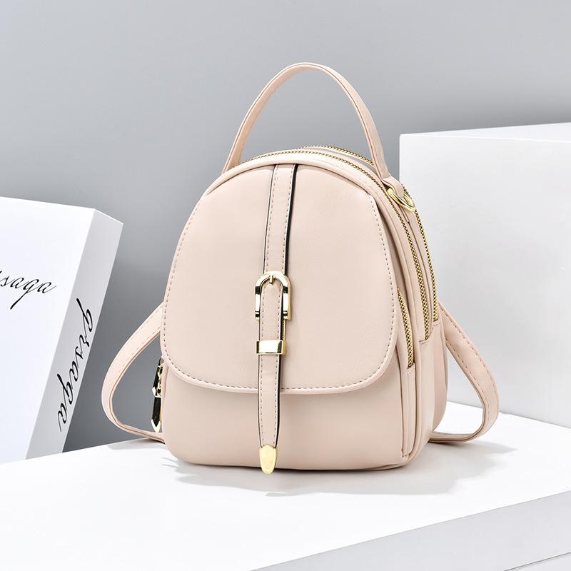 Crossbody dámská taška Nová móda Měkká kožená taška přes rameno Velkokapacitní batohy Výška Texturovaná kabelka