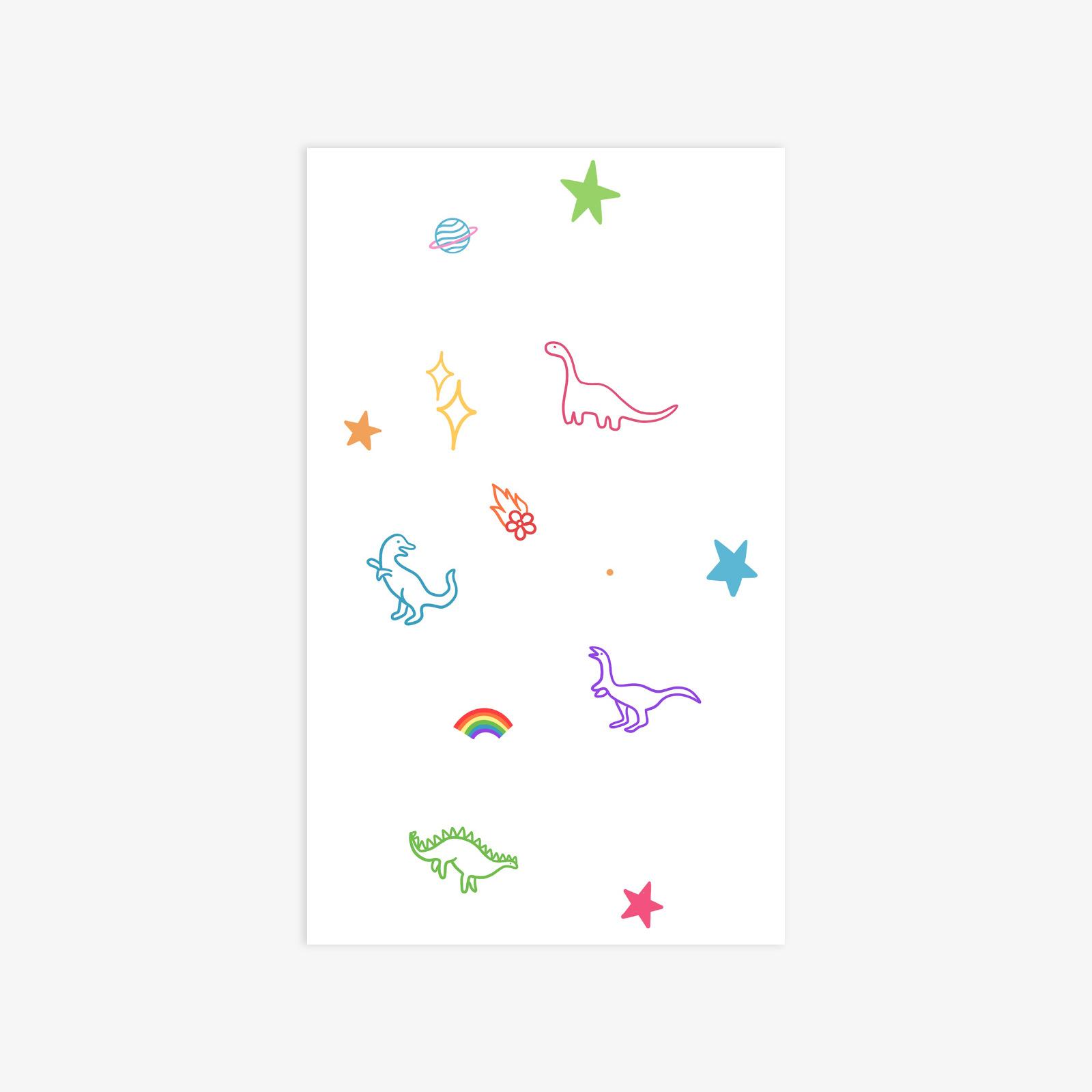 Premium Sense Personality Hottie Sexy Red Flower Big Flower Tattoo Sticker 9*15