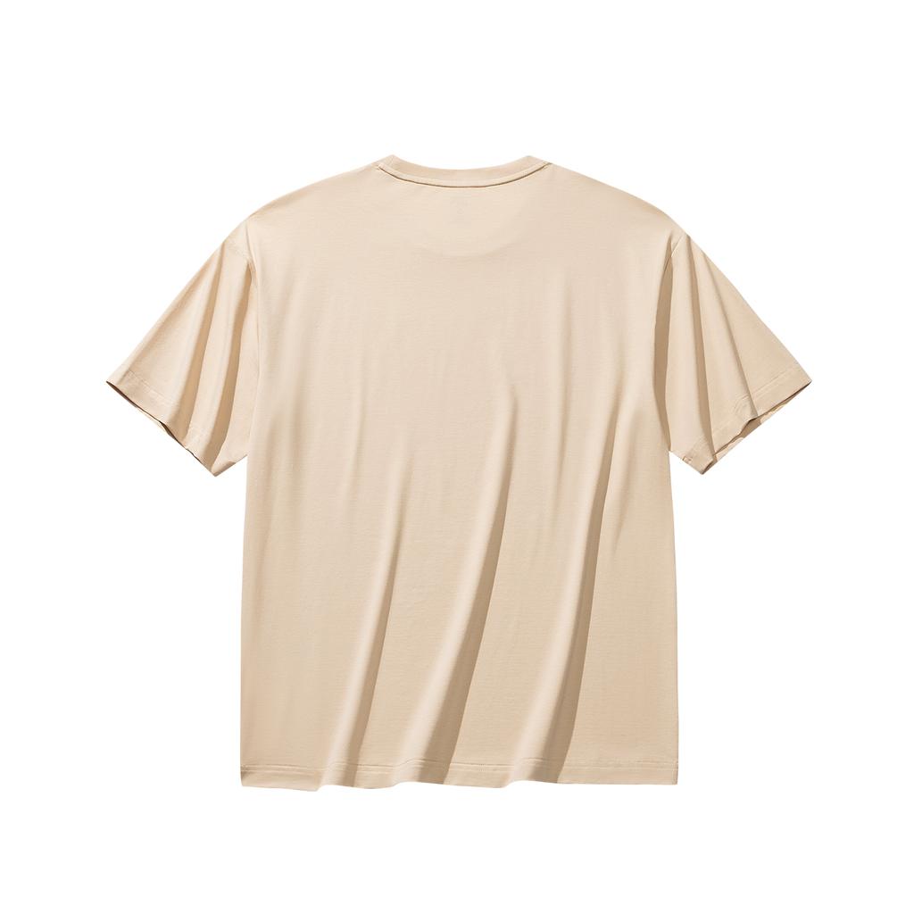 Anta Classic Short Sleeve T-Shirt Men Tops Cream 952628103-5
