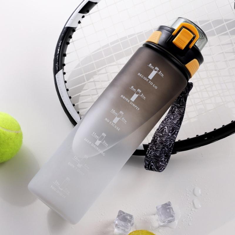 Cycling Gradients Water Bottles Large Capacity Fashion Sports Water Bottles for Gym and Outdoor Activity