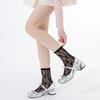 Ladies Spring and Summer Thin Hollow Flower Ballet Wind Tube Stack Socks