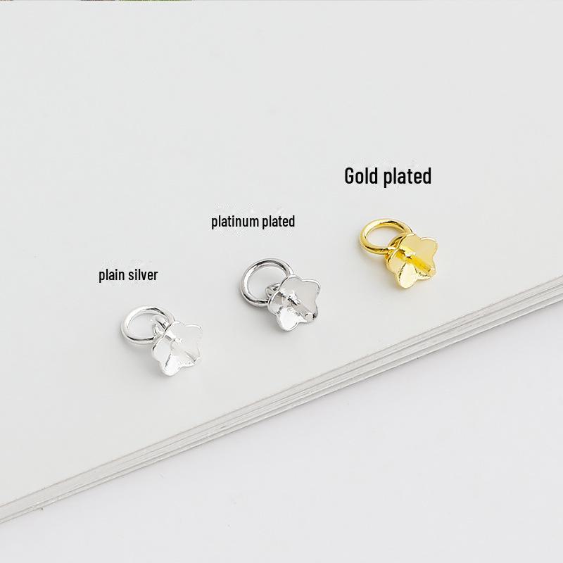 

Подвеска из позолоченного серебра 925 пробы с жемчугом и подставкой в виде цветка сливы S925 Silver - Plain