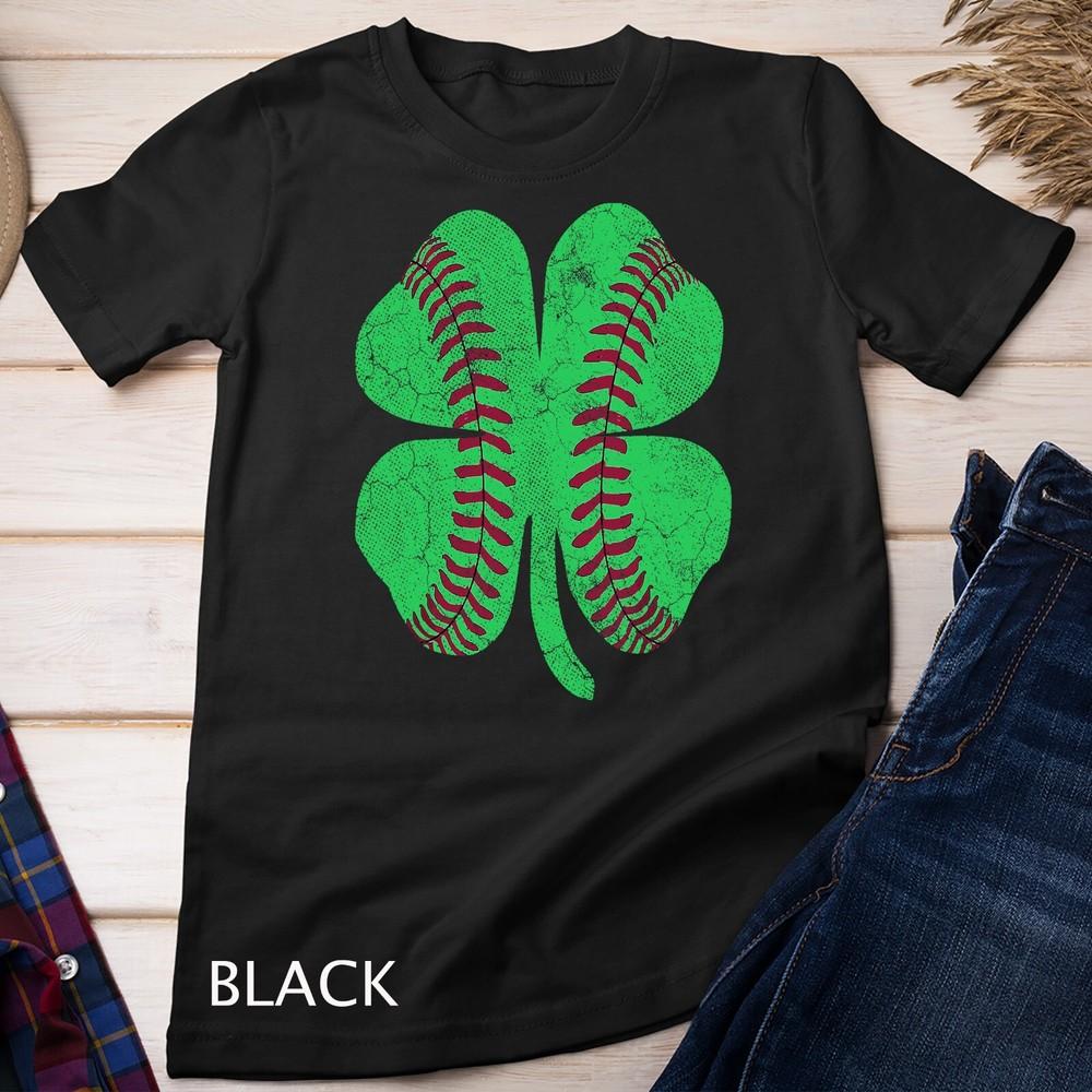 

St Patricks Day Shamrock Baseball Saint Paddy s Kids Boys T-Shirt Unisex T-shirt 3XL