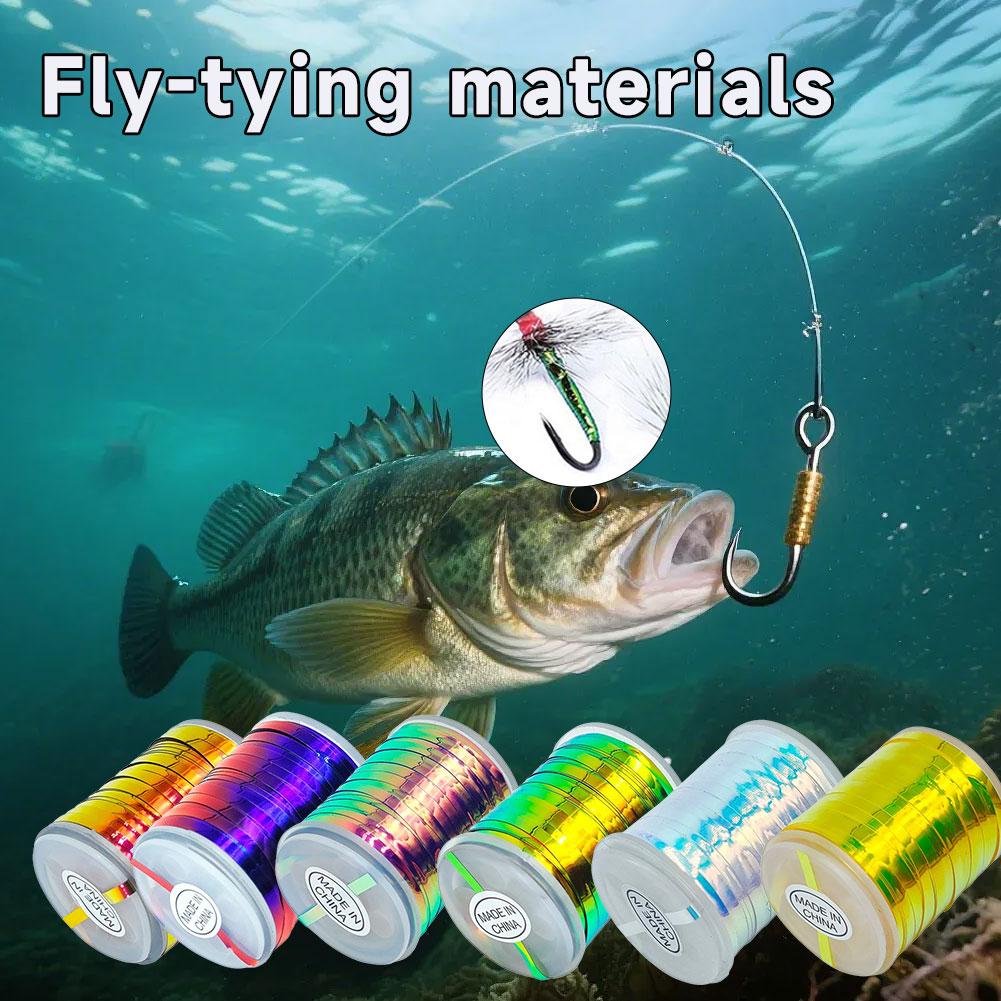 Double sided Fly Tying Copper Wire Fly Tying Thread Fishing Accessories Nymph Thread for Flies Trout Bass Midge Larve