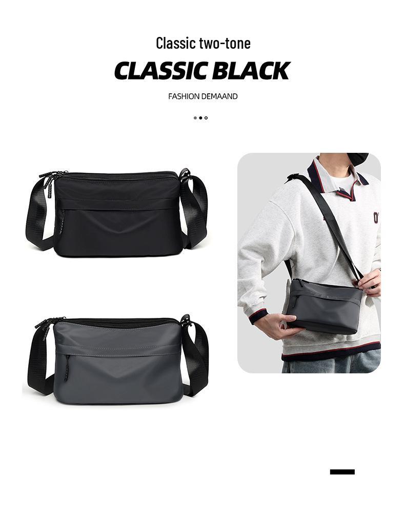 Trendy Men's Crossbody Shoulder Bag: Large-Capacity Sports & Travel Backpack