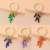 Portachiavi Creativo a Forma di Peperoncino Anello Portachiavi in Lega Accessorio Decorativo Portafoglio Auto Ciondolo da Appendere per Borse Regali