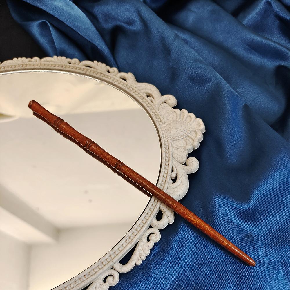 Chinese Hair Sticks Wooden Hairpins For Women Traditonal Carved Vintage Hanfu Hair Fork Ancient Chop Stick Headwear Jewelry