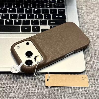 Luxus Lederstruktur Handyhülle Für iPhone 17 Air 16 15 14 Plus 13 12 11 Pro Max Bonbonfarbe Matt Stoßfest Weiche TPU Hülle