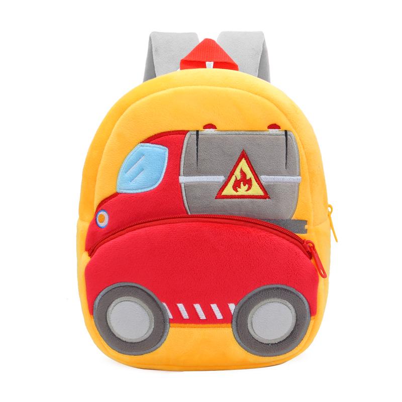 Cute Excavator Plush Backpack for Toddlers - Ideal for 2-4 Year Olds