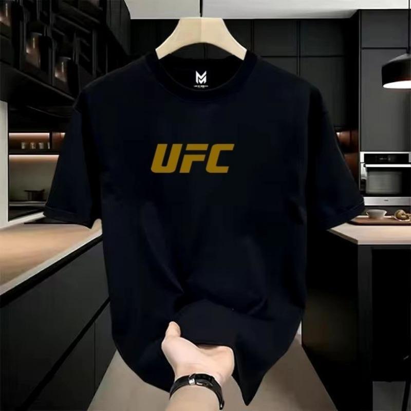 UFC Gold Distro Men's Short Sleeve T shirt Premium Combed Cotton Unisex