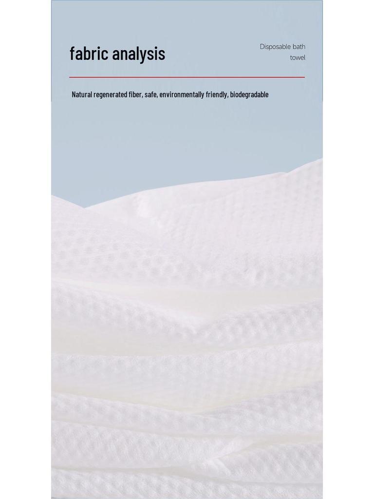 Extra Thick Disposable Bath Towels - 100 Individually Packaged for Adults