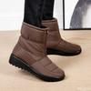 Fashion Winter cold proof warm women's snow boots women's simple comfortable fashionable waterproof  wear-resistant women's shoes