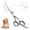 Dog Grooming Scissors Stainless Steel Curved Pet Scissors Dogs Shears Safety Round Head Pet Hair Cutting Scissors Tijeras Puppy