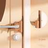 Door Silencer Cushions Quiet Closer Padded Latch Cover Colorful Pad for Baby Nursery & Light Sleepers Noise Reduction