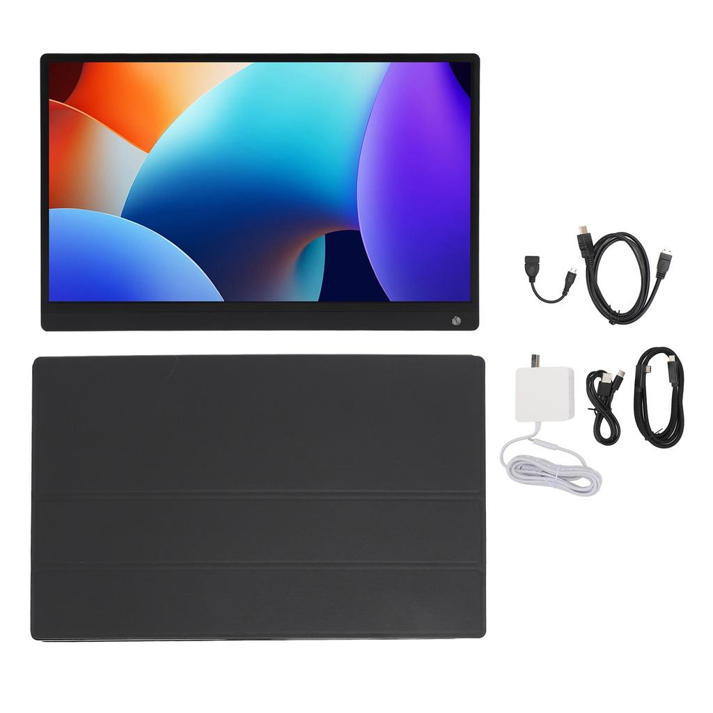 Display Portatile 15.6in 1080P FHD HDR Touchscreen Display Esterno con Tipo C Mini HD Multimediale