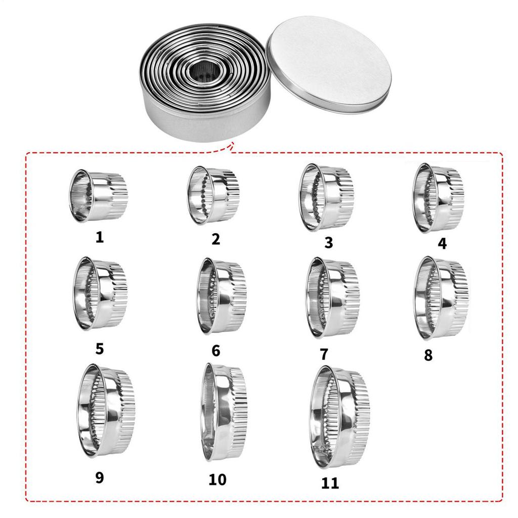 Set de Tăietoare de Prăjituri din Oțel Inoxidabil Instrument Durabil Matriță de Ștanțare Tăietor de Prăjituri pentru Copt Gătit Bucătărie Petrecere Interioară Exterioară