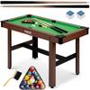 Stół Do Gry W Bilard 122 X 61 X 76 Cm Ns-807 Ciemny Brąz