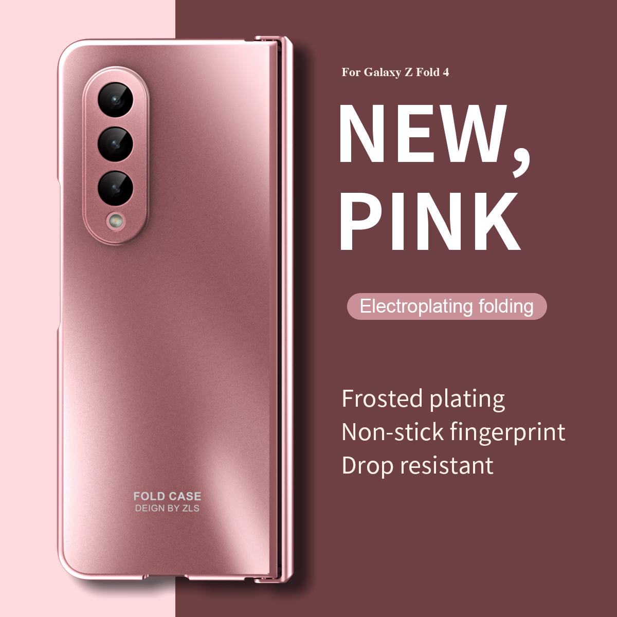 

360-градусный шарнирный чехол с покрытием всего тела для Samsung Galaxy Z Fold 4 5, углеродное волокно, кожа, закаленное стекло, защитная крышка для камеры, противоударный чехол Fold 3 5 For Galaxy Z Fold 4