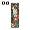 European Retro Church Window Film Self-Adhesive Creative Cat Art Painting Stained Glass Film Home Decor Privacy Stickers