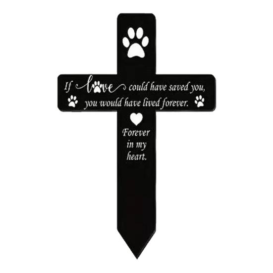 Pet Tombstone Religious Symbol Angel Shape Memorial Stone Pet Loss Gift Cat Dog Remembrance Headstone for Garden Yard