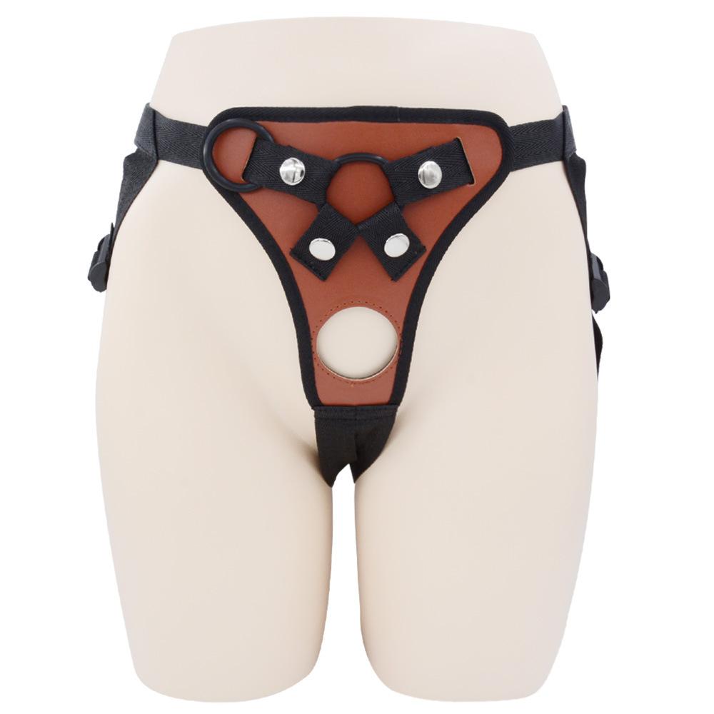 Adjustable Harness Flirting Belt Strapon Realistic Dildo Pants With Rings Wearable Penis Panties Sex Toys For Adults Lesbian 18+