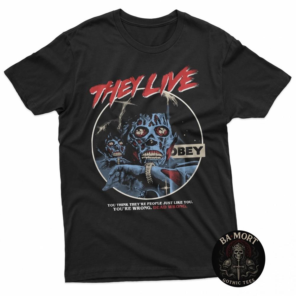 They Live John Carpenter Horror TShirt Unisex T-Shirt XXXL