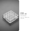 Acrylic Transparent Small Tea Tray Household Tea Bearing Belt Cover Dry Brewing Table Tea Tray Kung Fu Teaware Tool Accessories