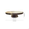 Wood Cake Display Elegant Appearance Wooden Stand Shatterproof Multifunctional Serving Platter