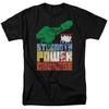 Justice League Of America Heroische Eigenschaften Herren T-Shirt Schwarz Offiziell Lizenziert