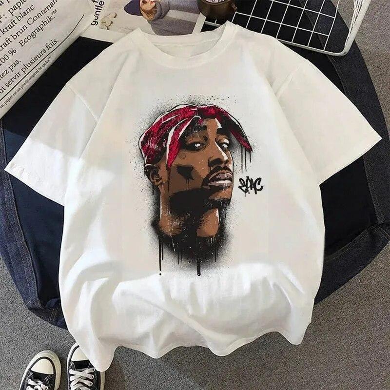 

Тупак Топ Футболки Лето 100% Хлопок Топ Унисекс Женщины 2PAC Уличная Одежда Гранж Плюс Размер Kawaii Повседневная Футболка Топ Футболки Harajuku Kawaii Унисекс