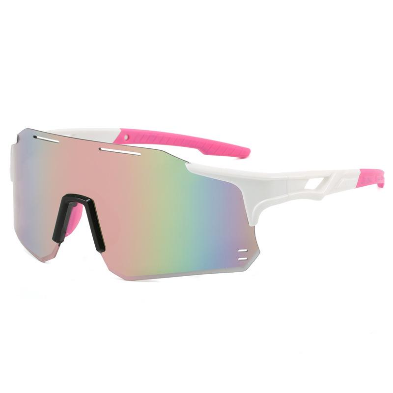 Winddichte bunte rahmenlose photochrome Radsport-Sonnenbrille für Tag- und Nachtgebrauch