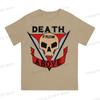 Summer Unisexs and Womens Tshirts Starship Troopers Death from Above Novelty Cool Tshirt Street Clothing SXL