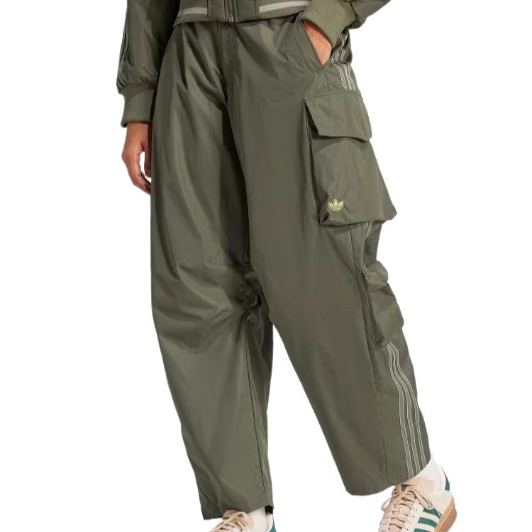 adidas Originals Women s Adibreak Cargo Pants Dark Khaki Women JI5728 36