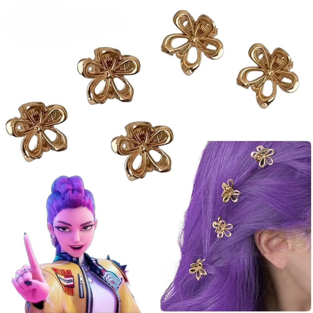 

10pcs Demon Hunter of KPop Rumi Hair Clip Cosplay Braids Hairpin Cartoon Disfraz Costume Accessories Halloween Carnival Props
