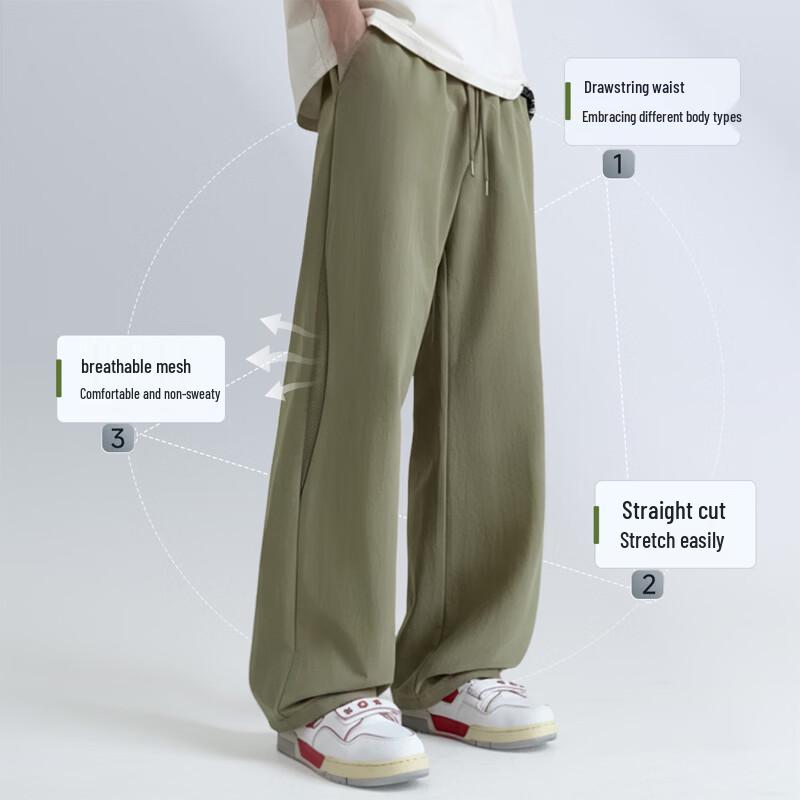 Warrior Men's Lightweight Straight-Leg Casual Pants
