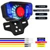 Universal 12V Motorcycle LED Brake Tail Light Signal Light With Integrated License Plate Bracket