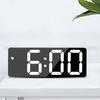 Creative Mirror Alarm Clock Multi Function LED Clock Makeup Mirror Alarm Clock Battery Plug In Dual Purpose Alarm Clock