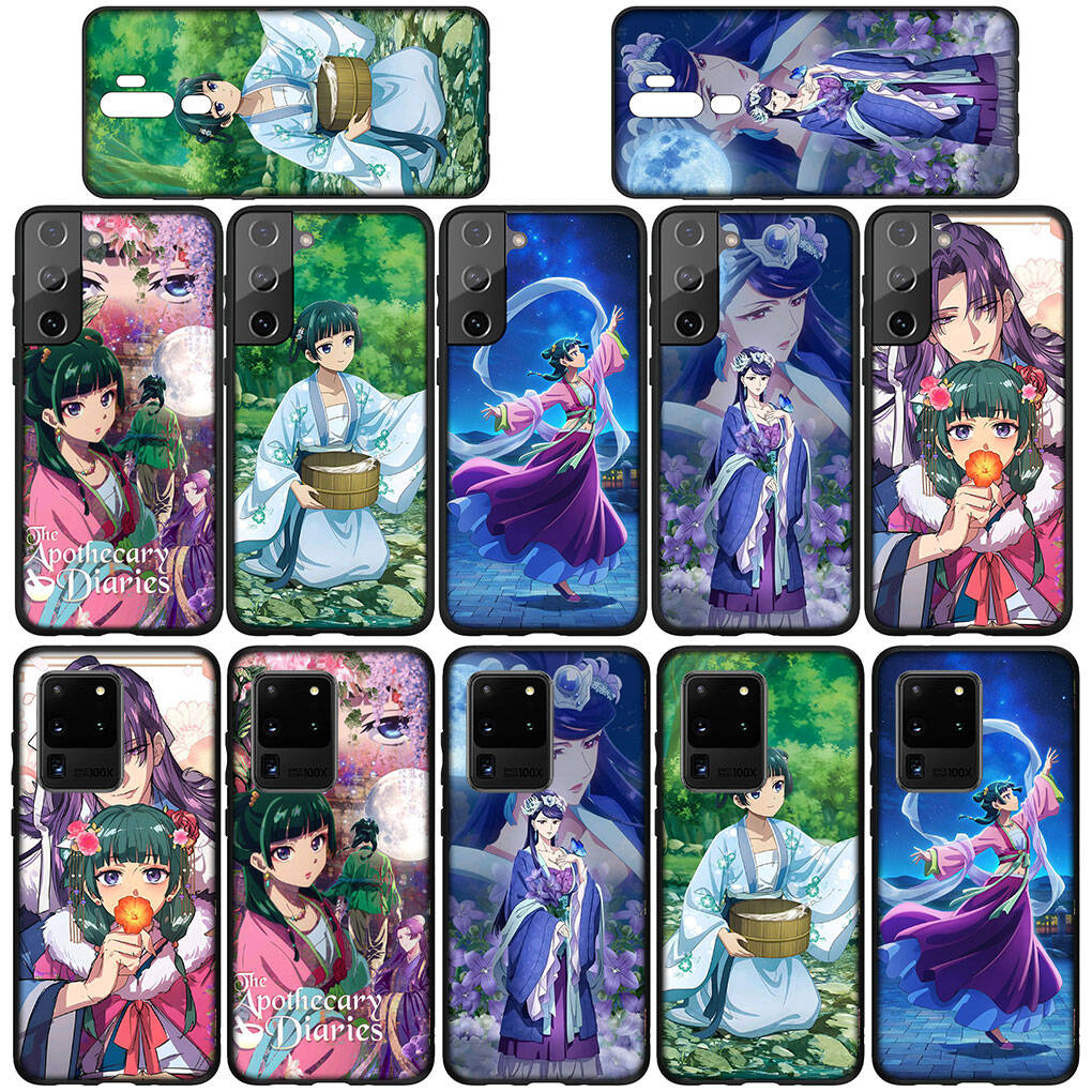Phone Case for iPhone 17 16 15 Plus Huawei P30 P20 Lite Redmi Note 14 12 11 13 Pro Max OPPO A60 A80 A40 A18 A38 A54 Anime The Apothecary Diaries Cover